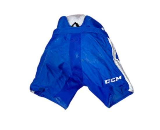 CCM HPG12A - Pantalon de gardien de but de hockey Pro Stock d'occasion (bleu)